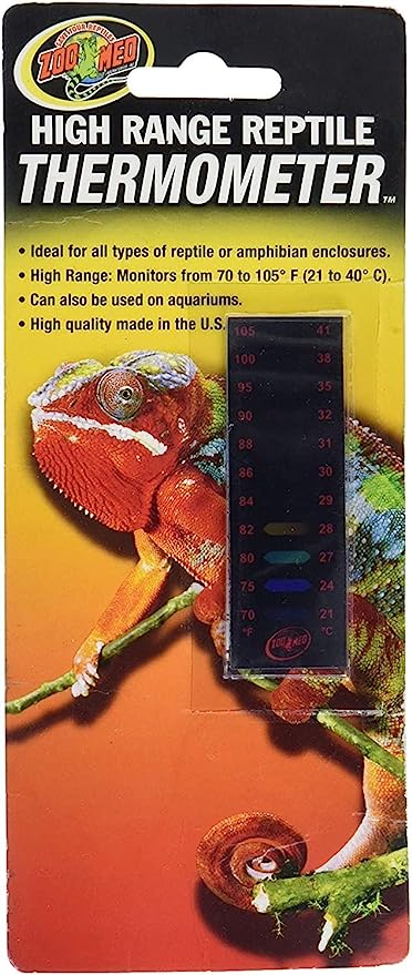 High Range Thermometer for Terrariums