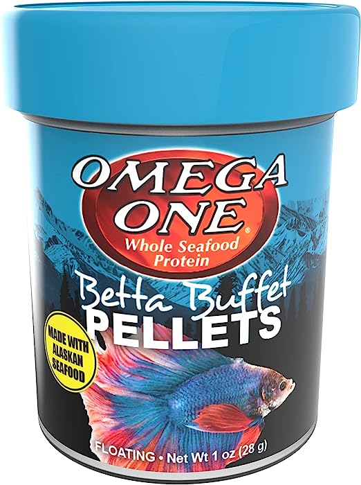 Omega One Betta Buffet 1.5mm Pellets, 1 oz