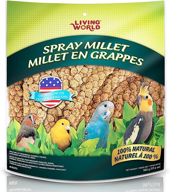 Living World Spray Millet Bird Treat, 3.5-oz bag