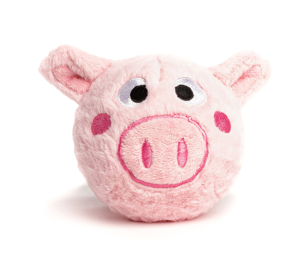 FABDOG Faball Squeaky Dog Toy - Pig S