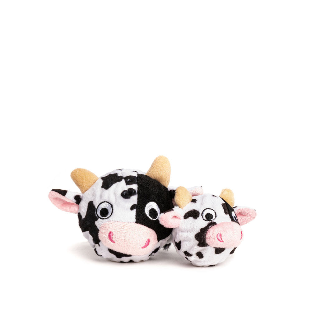 FABDOG Faball Squeaky Dog Toy - Cow S