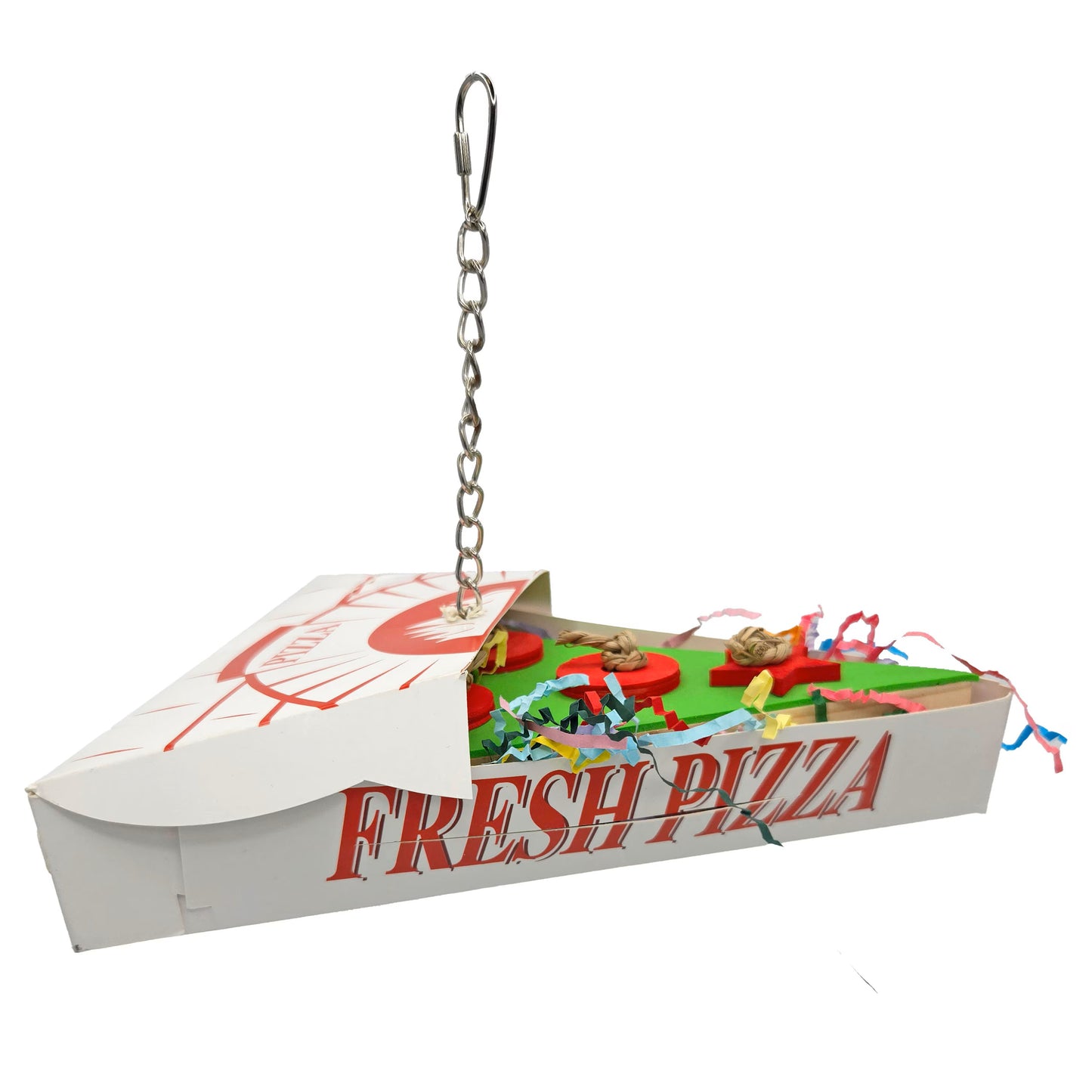 Pizza Takeout Bird Toy