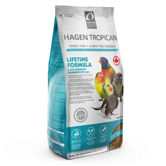 Tropican Lifetime Formula Granules for Cockatiels - 1.8 kg (4 lb)