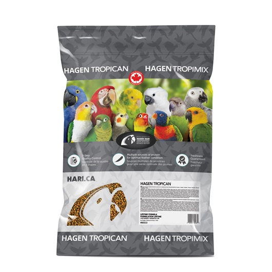 Tropican Lifetime Formula Granules for Parrots - 1.8 kg (4 lb)