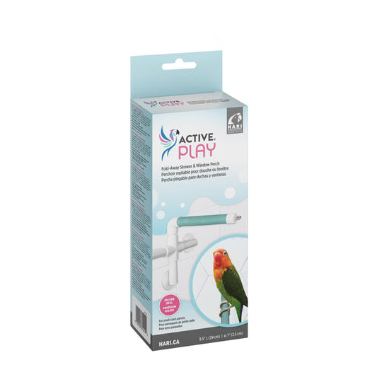 Hari Active Play Parrot Shower and Perch