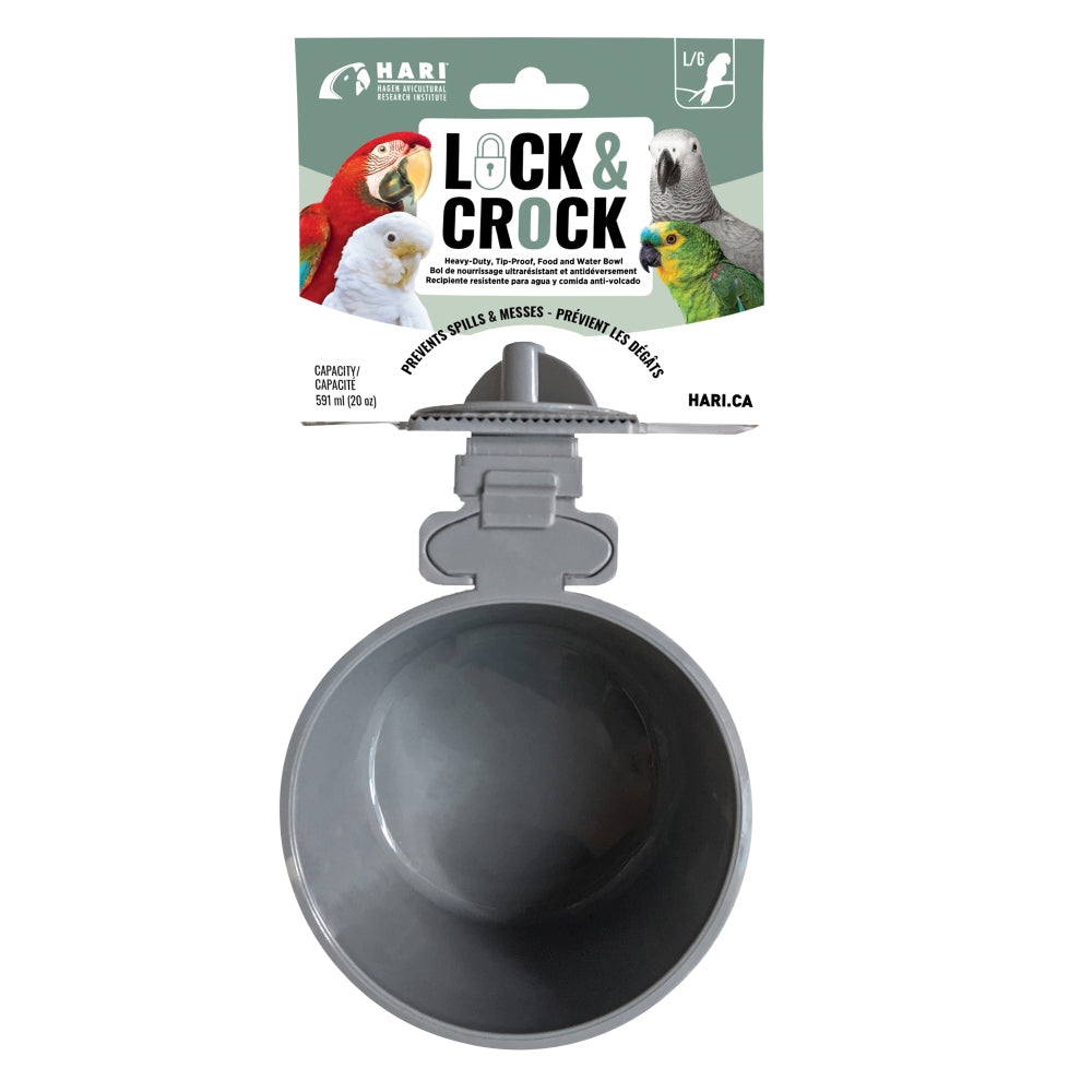 HARI Lock & Crock Food and Water Bowl