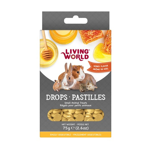 Living World Small Animal Drops - Honey Flavour - 75 g