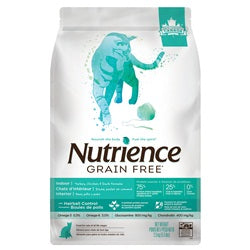 Nutrience Grain Free Indoor Cat – Turkey, Chicken & Duck Formula