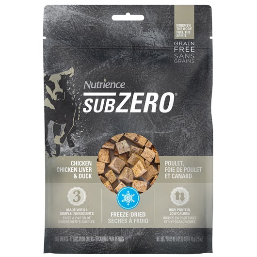 Nutrience Grain Free SubZero Treats - Chicken, Chicken Liver and Duck