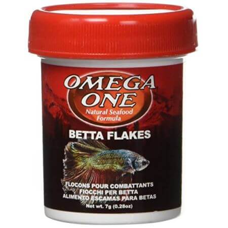 Omega One Betta Buffet Flakes Fish Food, 0.28 oz.