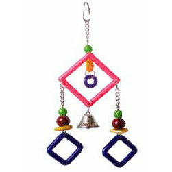 Beaks! Bird plastic hanging squares toy