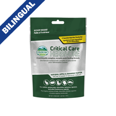 Oxbow Animal Health™ Critical Care® Herbivore Natural Apple & Banana Flavor