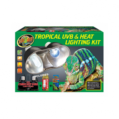 Zoo Med™ Tropical UVB & Heat Lighting Kit
