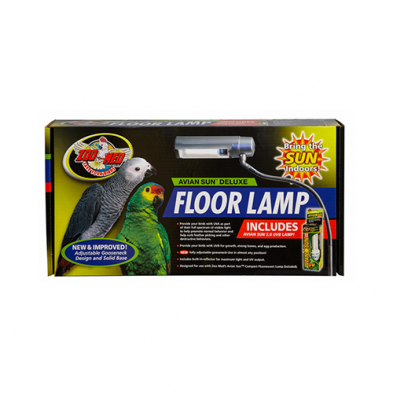 Zoo Med™ AvianSun™ Deluxe Floor Lamp with Avian Sun 5.0 UVB Lamp