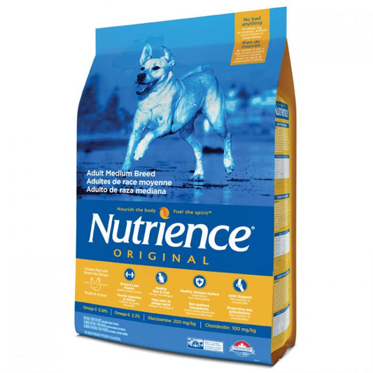 Nutrience Original Adult Medium Breed - Chicken Meal with Brown Rice Recipe - 11.5 kg
