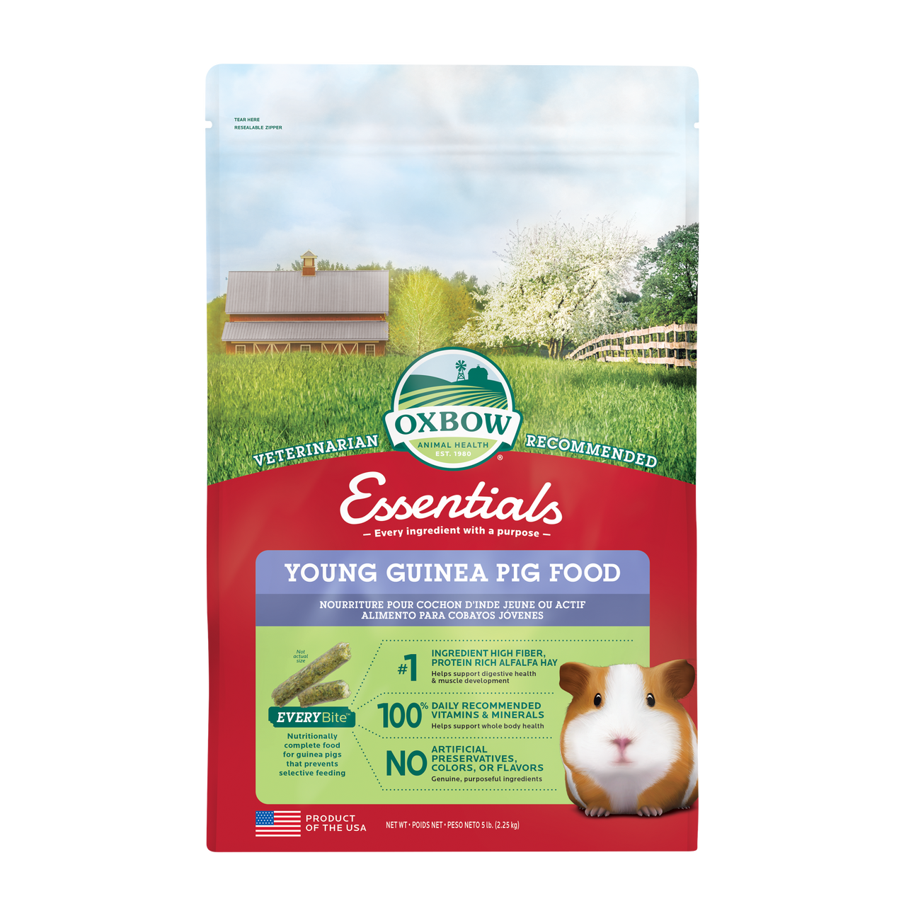 OX Bow young Guinea Pig 5 LB