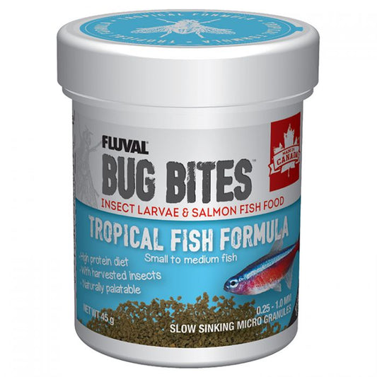 FLUVAL Bug Bites Small & Medium Tropical Fish Formula