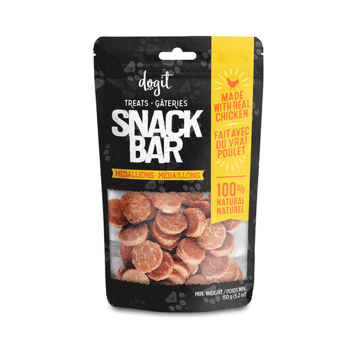 Dogit Snack Bar Dog Treats Chicken Medallions