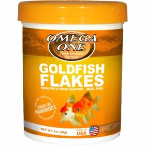 OMEGA ONE GOLDFISH FLAKES 1oz