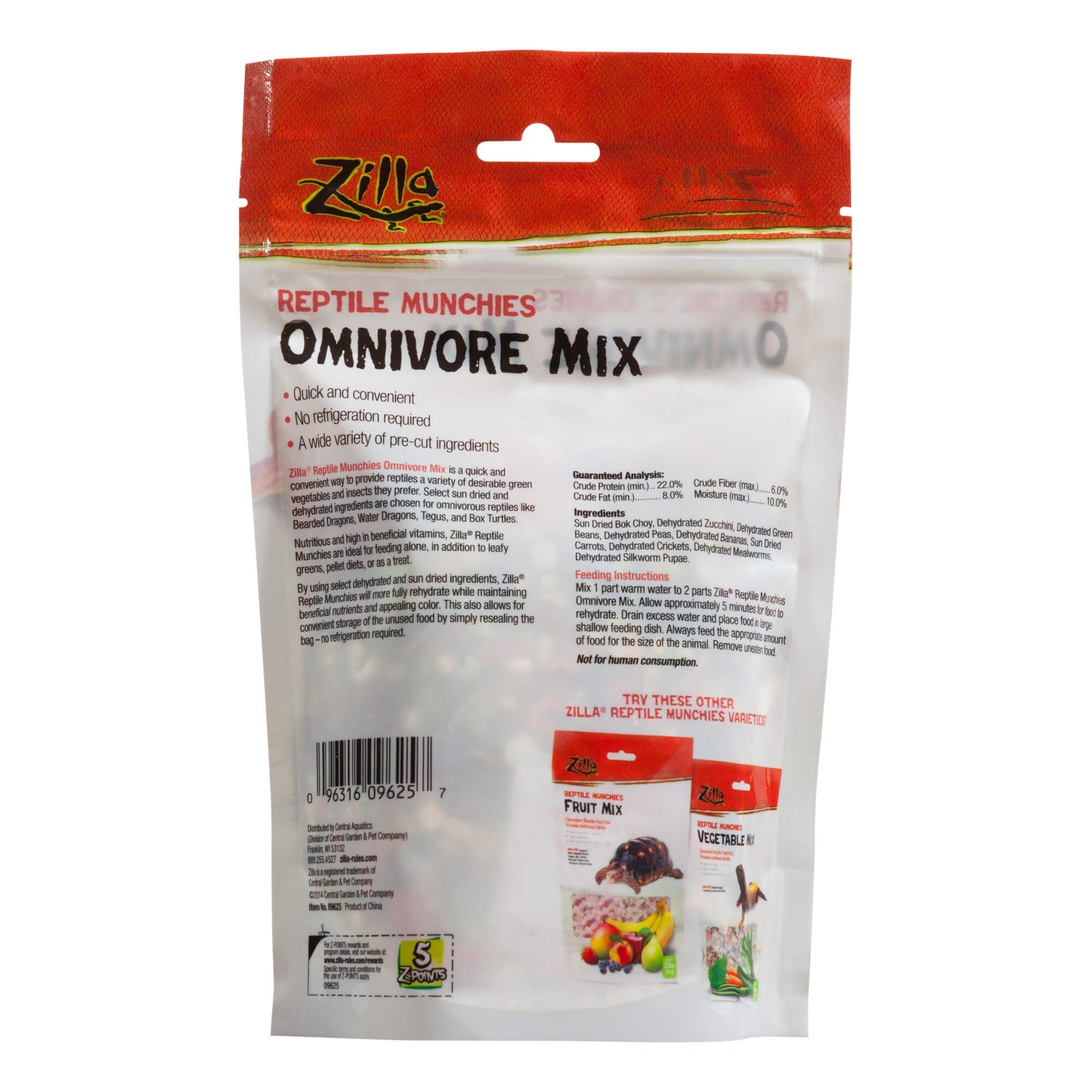 Zilla Reptile Munchies Omnivor