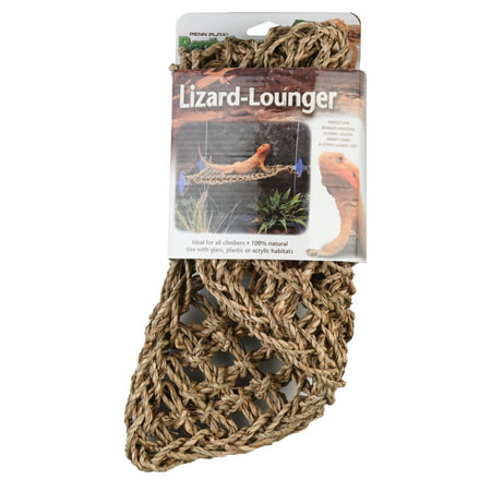 Penn-Plax Lizard Lounger Small Corner Brown