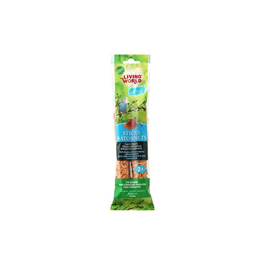 Living World Budgies Honey Treat Sticks, 2-Ounce