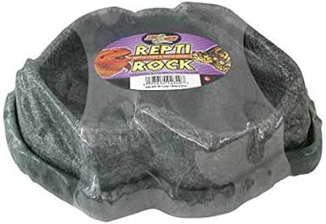 Zoo Med Repti Rock Reptile Food Water Dishes (Small)