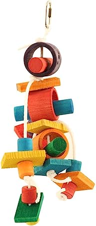 Zoo-Max Cinnamon Roll Bird Toy, 12 X 4-Inch