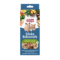 Living World Hamster Treat Sticks - Vegetable Flavour - 2 pack - 90 g (3.17 oz)