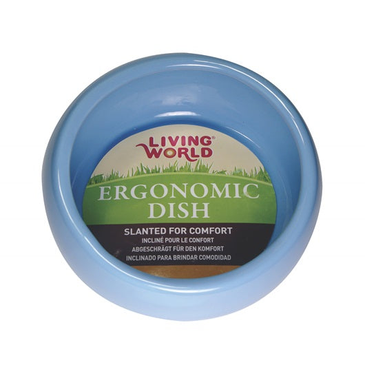 Living World Ergonomic Dish - Small Blue