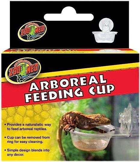 Zoo Med Arboreal Feeding Cup Clear