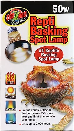 Zoo Med Repti Basking Lamp 50 Watt for Reptiles