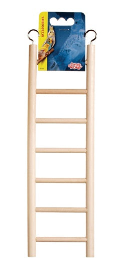 Living World Wooden Bird Ladder - 7 Steps - 30 cm (12") Long