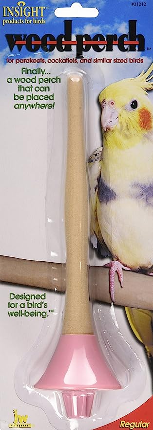 JW Pet Company Insight Wood Perch Bird Accessory, Regular