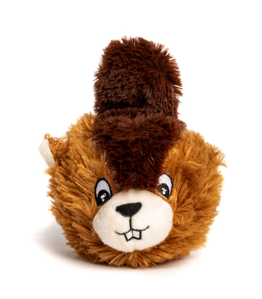 Fabdog Faball Squeaky Dog Toy - Beaver S