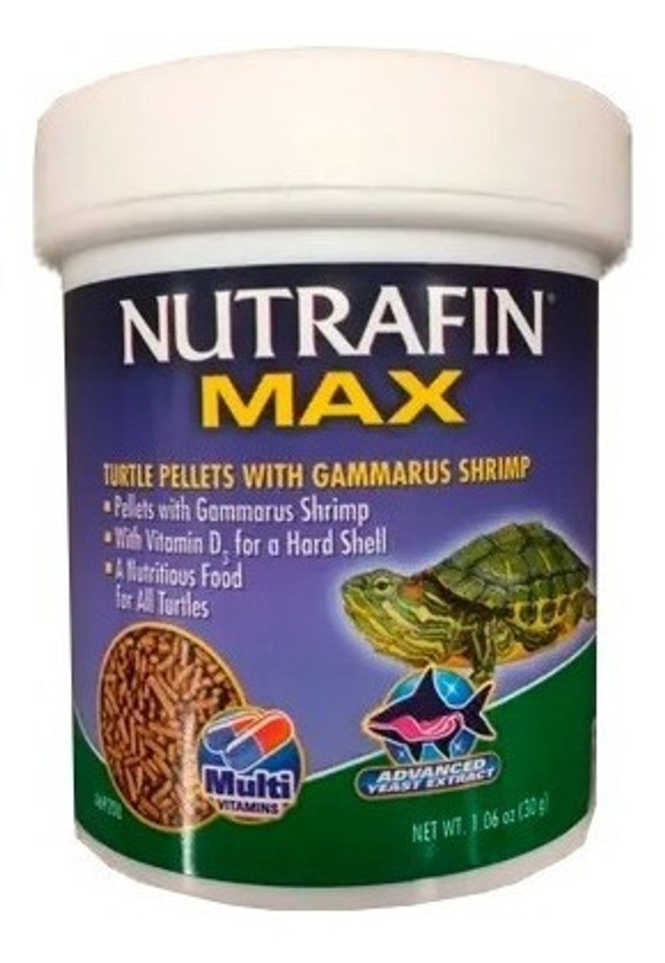 Nutrafin Max Turtle Pellets With Gammarus Shrimp - 30 g