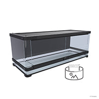 Exo Terra Vista 120 - Panoramic Natural Terrarium - 120 x 60 x 45 cm (48 x 24 x 18 in)
