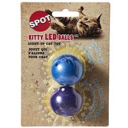 Spot Kitty LED Light Up Cat Toy Balls