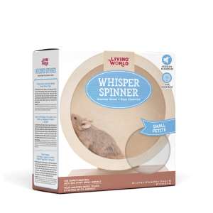 LIVING WORLD Whisper Spinner Small Pet Exercise Wheel