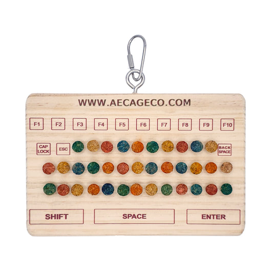 Wood and Cork Keyboard