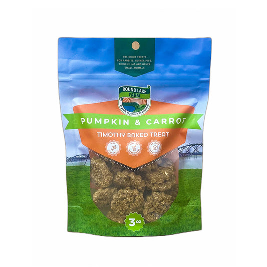 Round Lake Farms 3oz Timothy Carrot & Pumpkin Baked Treat