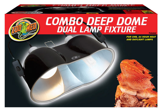 Combo Deep Dome Dual Lamp Fixture Mini