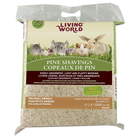 Living World Pine Shavings - 41 L