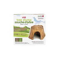 Living World Edible Tree Stump Hideout - Brown - 150 g (5.2 oz)