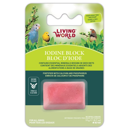 Living World Iodine Block for Birds - Small - 19 g (0.7 oz)