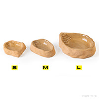 Exo Terra Sand-Glazed Ceramic Terrarium Dish - Medium