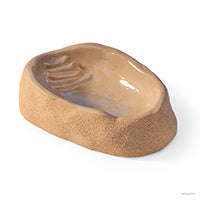 Exo Terra Sand-Glazed Ceramic Terrarium Dish - Medium