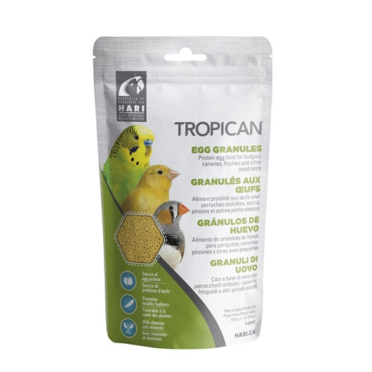 Tropican Egg Granules for Small Birds, 5.29oz