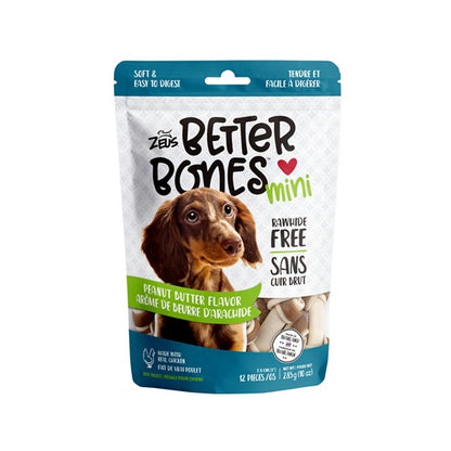 Zeus Better Bones - Peanut Butter Flavor - Mini Bones - 12 pack