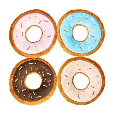 Spot® Plush Tasty Donut 9" Assorted Dog Toy